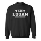 Team Logan Proud Surname Last Name Sweatshirt