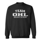 Team Ohl Proud Family Last Name Long-Sleeved Sweatshirt