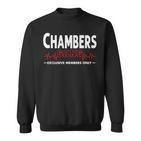 Teamkammern Nachname Lifetime Mitglied Family Nachname Sweatshirt