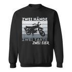 Zwei Hands Zwei Takte Simson Ddr Moped Two Strokeintage Sweatshirt