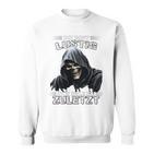 Du Bist Lustig Dich Hole Ich Zuletzt Sarkasmus Reaper Long-Sleeved Sweatshirt