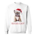 Frenchie Claus French Bulldog Christmas Sweatshirt