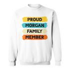 Morgan Retro Morgan Nachname Morgan Sweatshirt