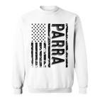 Parra Surname Surname Team Parra Family Reunion Blue Sweatshirt