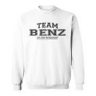 Team Benz Proud Family Name Last Name Gray Sweatshirt