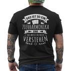 With Accordion Musician Das Ist So Ein Ziehharmonika Ding T-Shirt mit Rückendruck