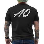 Aq Initialenorname A Nachname Q Alle Namen Mit A T-Shirt mit Rückendruck