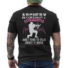 Archery Ist Mein Ding Archers Slogan T-Shirt mit Rückendruck