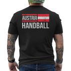 Austria Handball Flag Fan Team Player Jersey T-Shirt mit Rückendruck