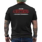 Bin Informatiker Kein Handbuch Computer Informatik T-Shirt mit Rückendruck