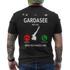 Call An Lago Di Garda T-Shirt mit Rückendruck