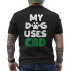 Cbd Öl Für Hunde T-Shirt mit Rückendruck