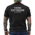 Damen Team Patterson Stolzer Familiennachname Nachname Geschenk Mit-Ausschnitt T-Shirt mit Rückendruck