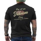 Das Ist Ein Diekmann Ding Family T-Shirt mit Rückendruck