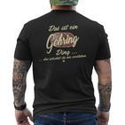 Das Ist Ein Gehring Ding Lustiges Familie Gehring T-Shirt mit Rückendruck