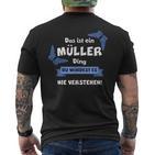 Das Ist Ein Muler Ding Du Würdest Es Nicht Untersteh T-Shirt mit Rückendruck