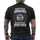 Das Ist So Ein Uhrmacher Ding T-Shirt mit Rückendruck