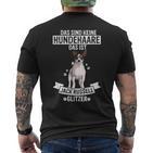 Das Sind Keine Hundehaare Das Ist Jack Russel Glitter Dog T-Shirt mit Rückendruck