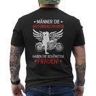 Die Motorcycle Fahren The Motorcycle Driving Motorcycle T-Shirt mit Rückendruck