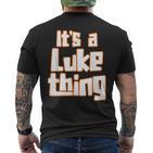 Es Ist Ein Luke-Ding T-Shirt mit Rückendruck