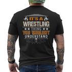 Es Ist Ein Wrestling-Ding Wrestler Fan Meme T-Shirt mit Rückendruck