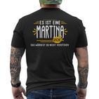 Es Ist Eine Martina Sachen  Personalised T-Shirt mit Rückendruck