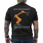 Engineering Robot Engineering Electric Engineer T-Shirt mit Rückendruck