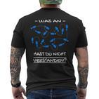 Was An Hast Du Nichterstanden Dance School T-Shirt mit Rückendruck