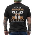 Hundehalter Sachen Ist So Ein Bullterrier Ding Bullterrier T-Shirt mit Rückendruck