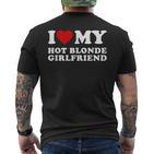 'Ich Liebe Meine Heiße Blonde' T-Shirt mit Rückendruck