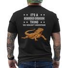 Ist So Ein Bartagame Ding Lustiger Spruch Bartagamen T-Shirt mit Rückendruck