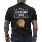 Ist So Ein Igel Ding Lustiger Spruch Igel T-Shirt mit Rückendruck