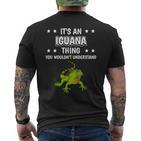 Ist So Ein Leguan Ding Lustiger Spruch Leguane T-Shirt mit Rückendruck