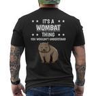 Ist So Ein Wombat Ding Lustiger Spruch Wombats T-Shirt mit Rückendruck