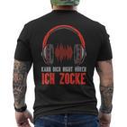 Kann Dich Nicht Hören Ich Zocke Gamer Gamer Gamer Boys' T-Shirt mit Rückendruck