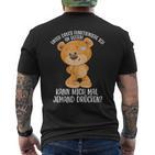 Liebe Teddy Freund T-Shirt mit Rückendruck