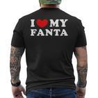 I Love My Fanta I Love My Fanta T-Shirt mit Rückendruck