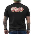 Marie Name Personalised First Name Surname T-Shirt mit Rückendruck