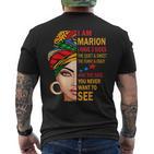 Marion Name Surname Family Surname Marion T-Shirt mit Rückendruck