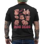 Moo Deng 2024 Moo Deng Moo Deng Cute Hippo T-Shirt mit Rückendruck