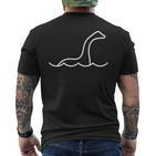 Nessie Loch Ness Monster T-Shirt mit Rückendruck