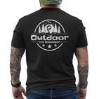 Outdoor Mit Sebastian Logo Wanderer T-Shirt mit Rückendruck