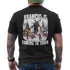 Perchten T For The Krampus Run Legend Figure Kramperl T Krampus T-Shirt mit Rückendruck