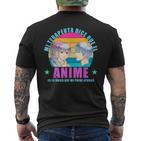 My Therapist Sagt Dass Der Anime Das Einzige Ding Ist T-Shirt mit Rückendruck