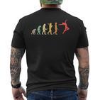 Retro Dance Evolution For Dancer T-Shirt mit Rückendruck