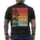 Retrointage Train Driver T-Shirt mit Rückendruck