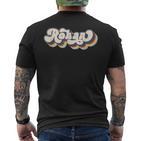 Rohan Name Personalised Last Name Rohan T-Shirt mit Rückendruck