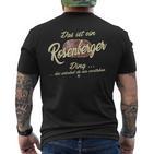 Rosenberger Das Ist Ein Rosenberger Ding T-Shirt mit Rückendruck