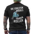 Scooter For Scooter Rider Scooter T-Shirt mit Rückendruck