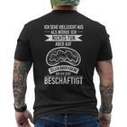 Sehe Aus Nicht Tun Zellulär Busy Biologist T-Shirt mit Rückendruck